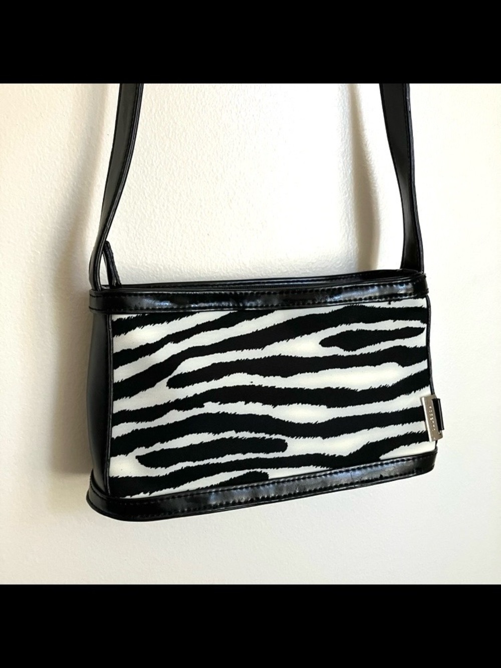 Y2K Retro Zebra Print Handbag
